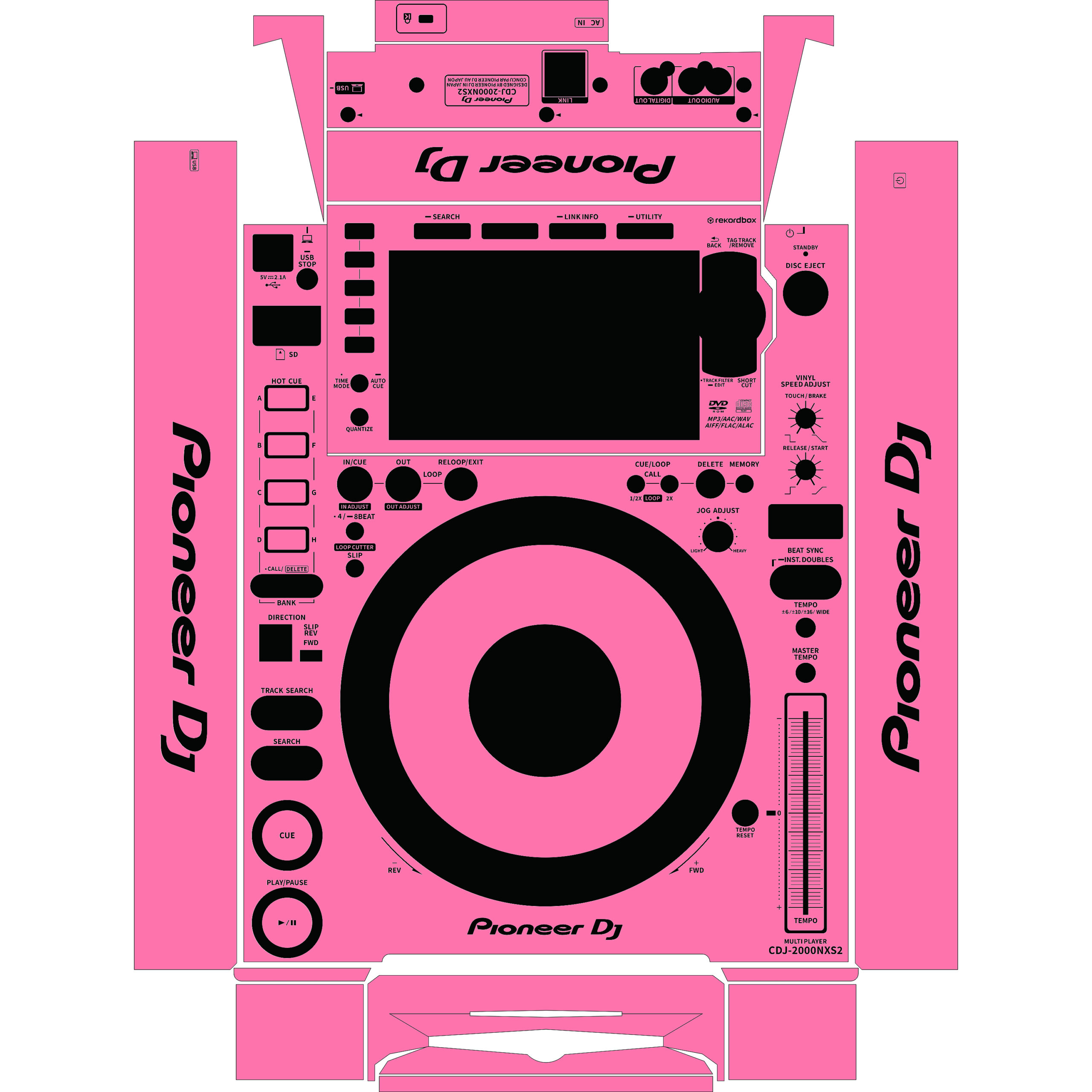 CDJ-2000NXS2-Solid color design - Image 3
