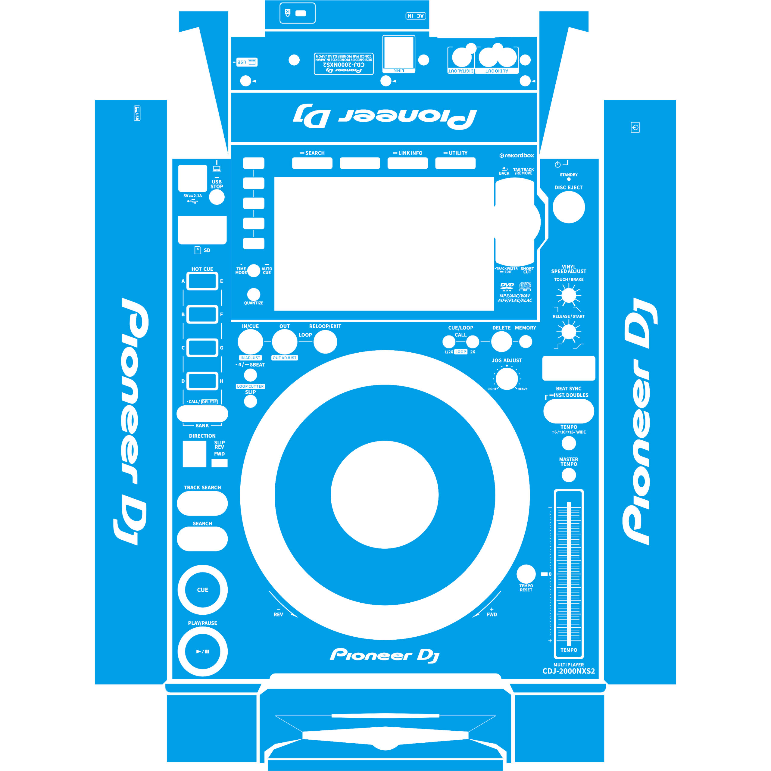 CDJ-2000NXS2-Solid color design - Image 5