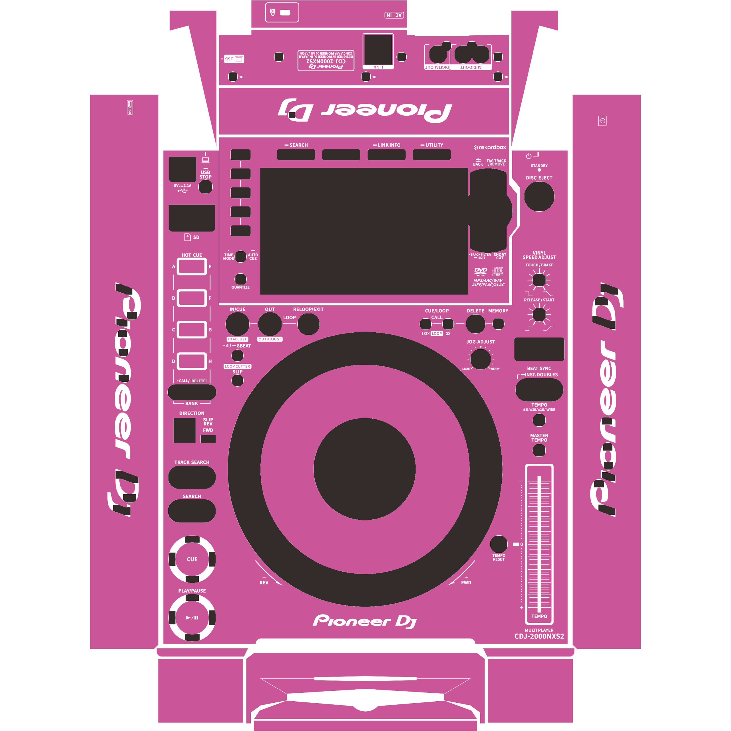 CDJ-2000NXS2-Solid color design - Image 6