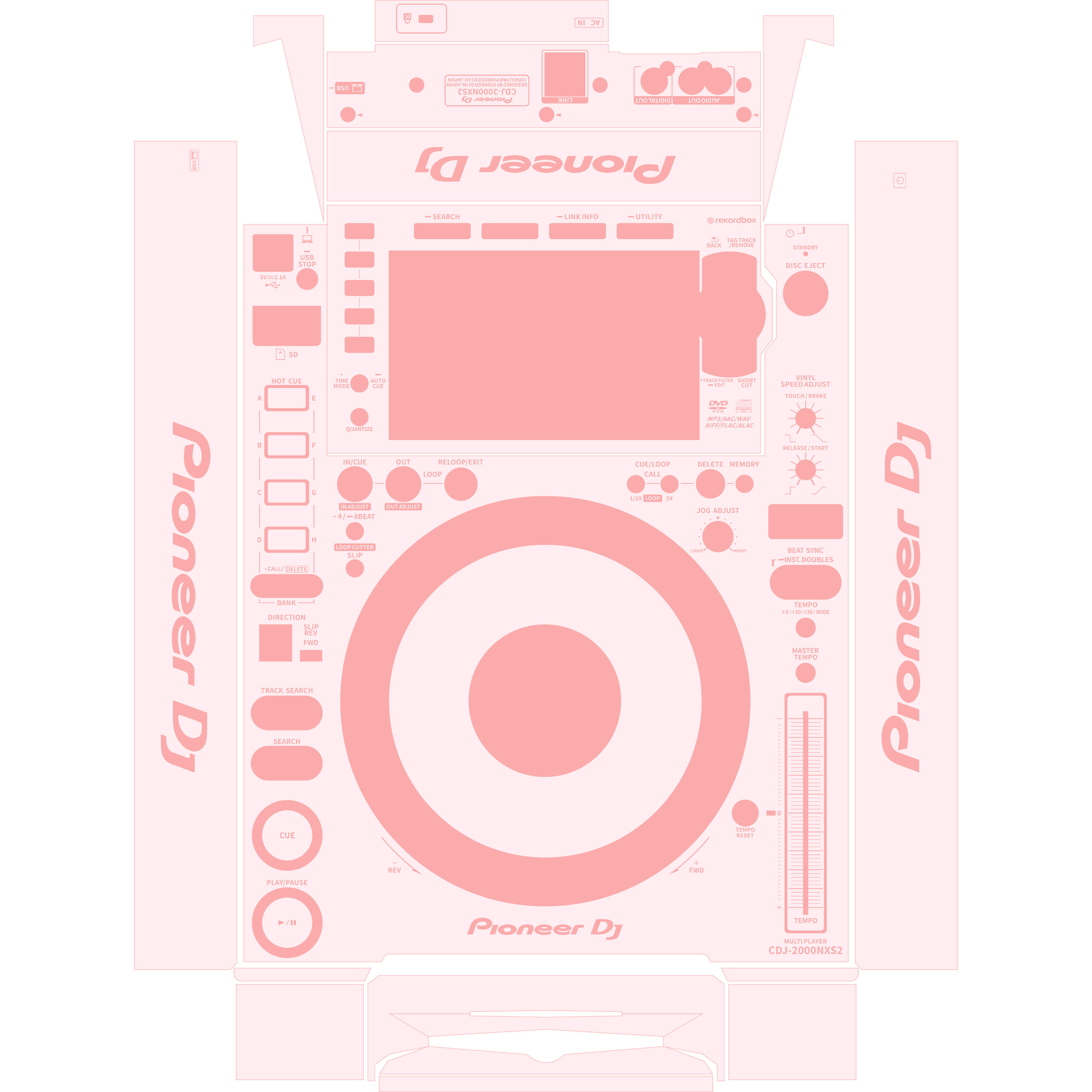 CDJ-2000NXS2-Solid color design - Image 7