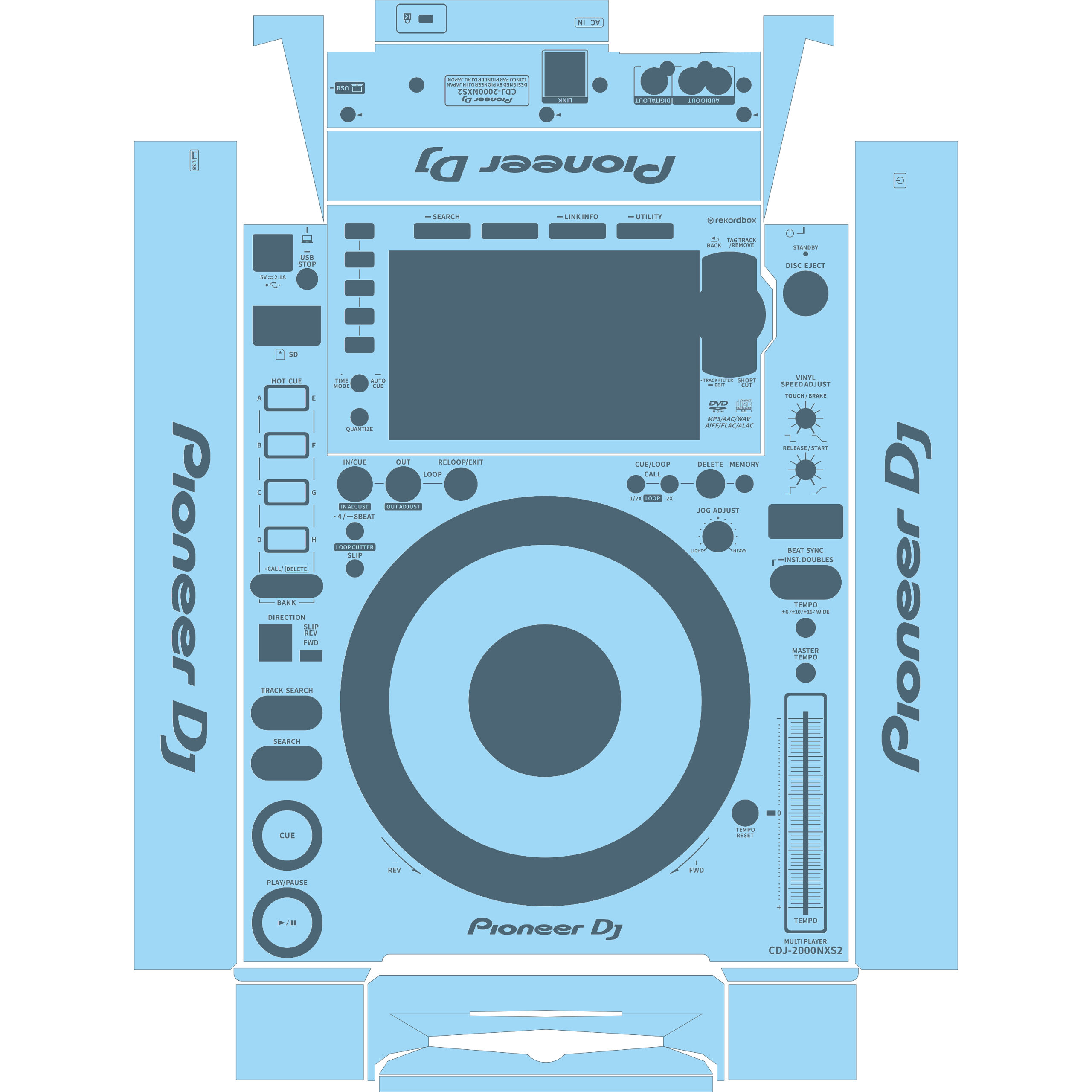 CDJ-2000NXS2-Solid color design - Image 9