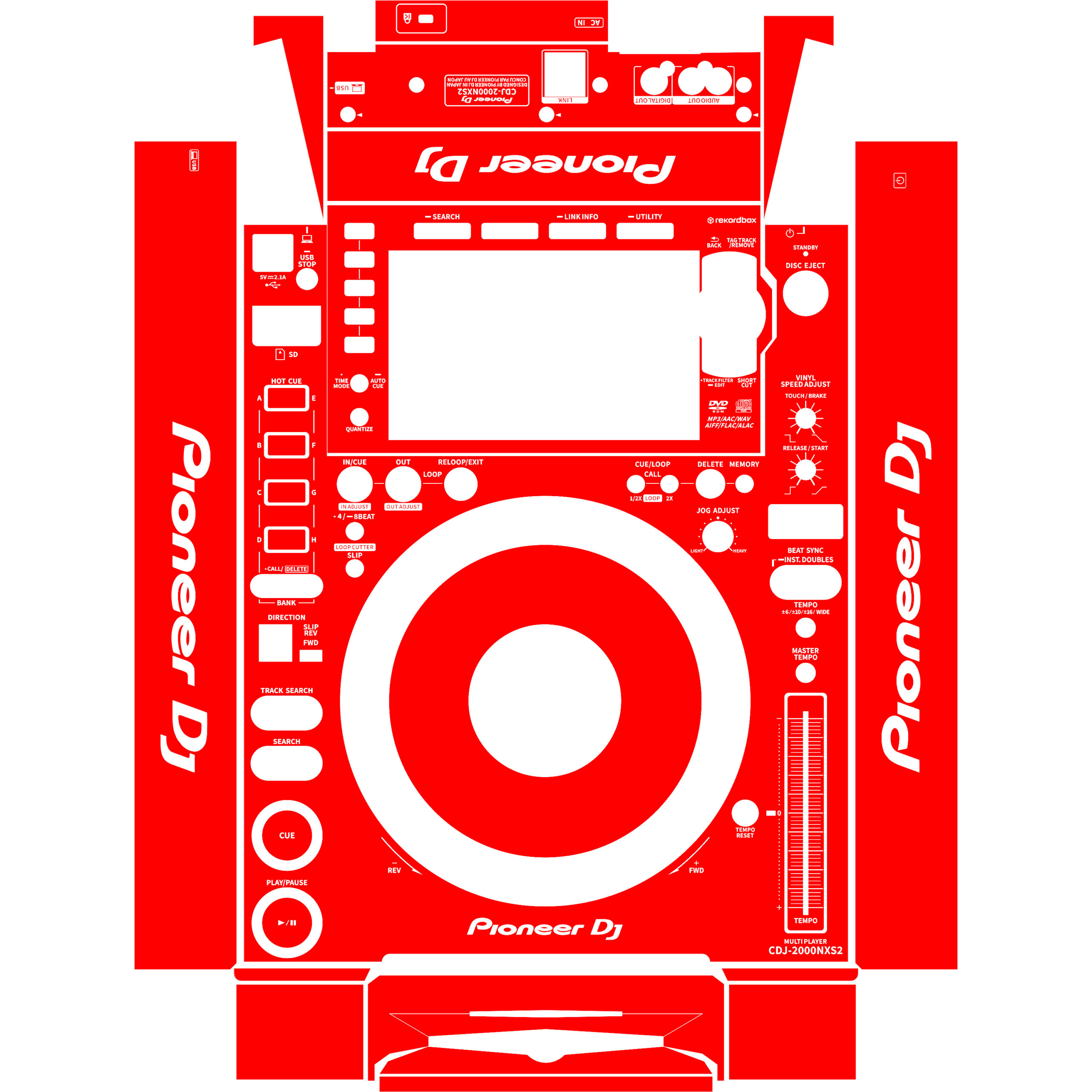 CDJ-2000NXS2-Solid color design - Image 10