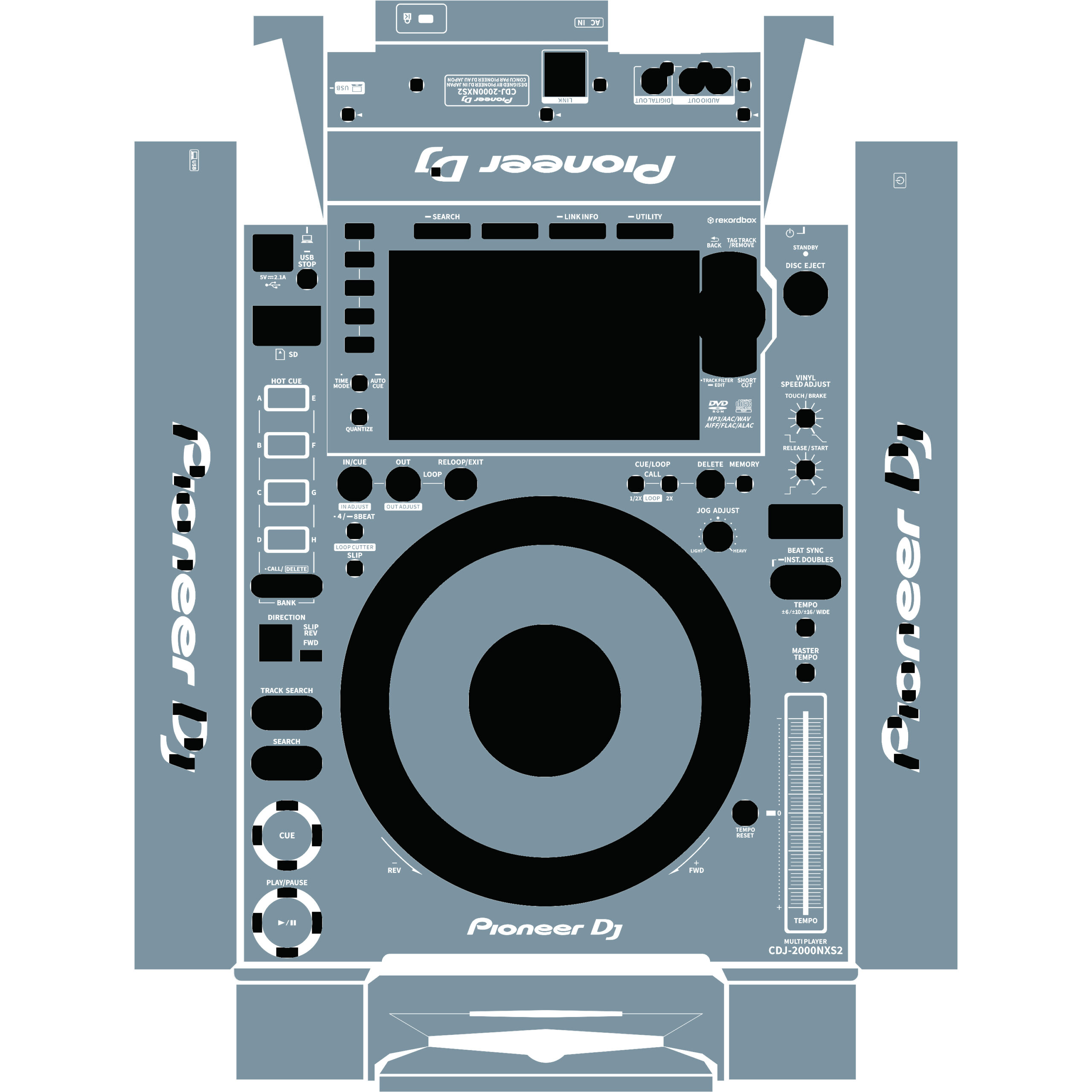 CDJ-2000NXS2-Solid color design - Image 12