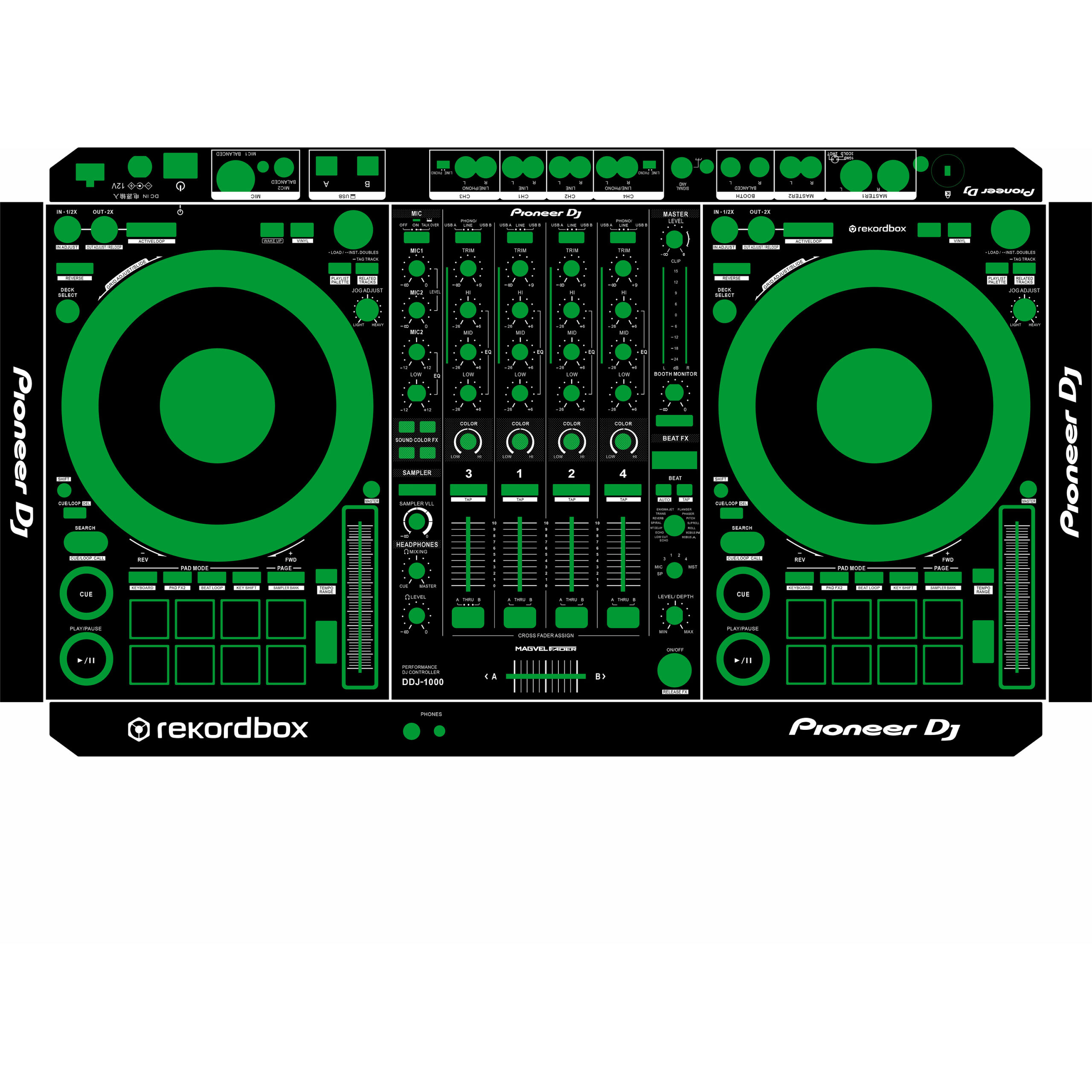 DDJ-1000-Solid color design