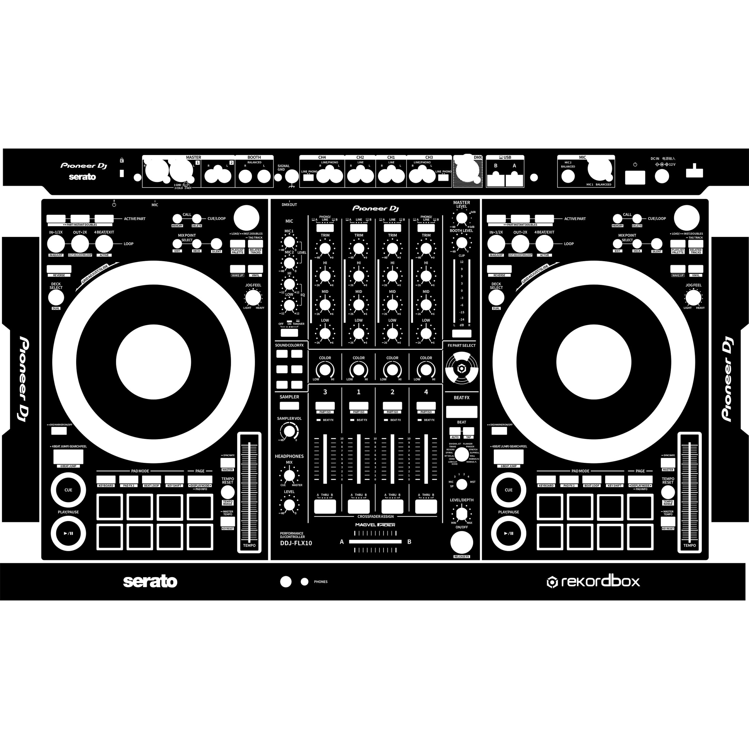 DDJ-FLX10-Solid color design