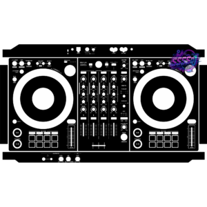 DDJ-FLX6 DJ Controller Skin - Black Solid Color Design