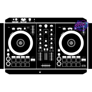 DDJ-RB DJ Controller Skin - Black Solid Color Design