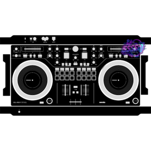 DDJ-REV1 DJ Controller Skin - Black Solid Color Design