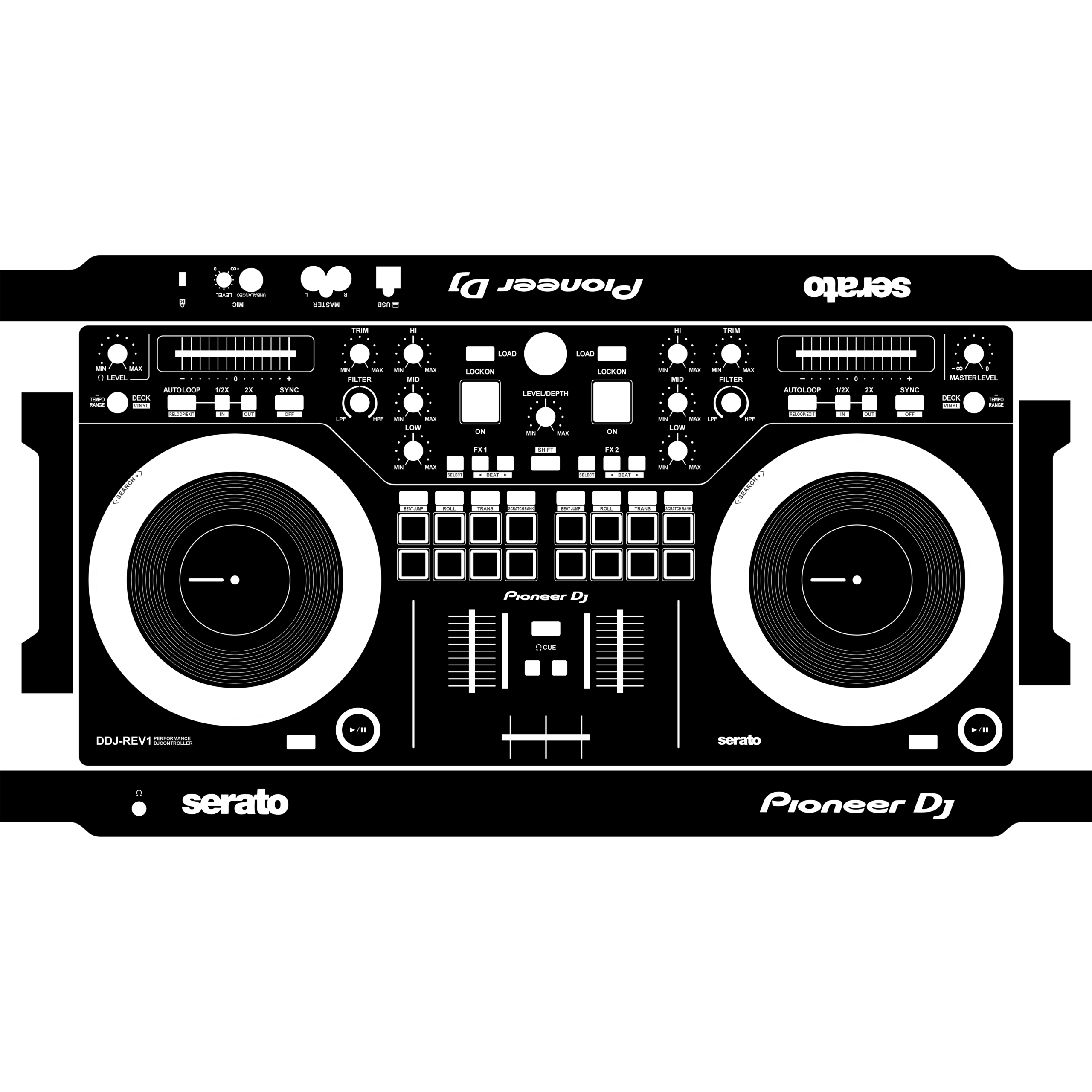 DDJ-REV1-Solid color design