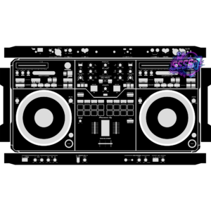 DDJ-REV5 DJ Controller Skin - Black Solid Color Design