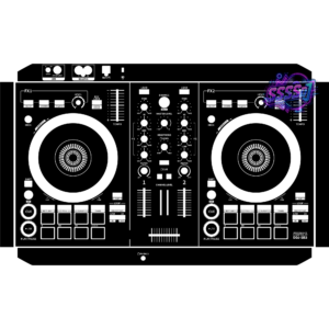 DDJ-SB3 DJ Controller Skin - Black Solid Color Design