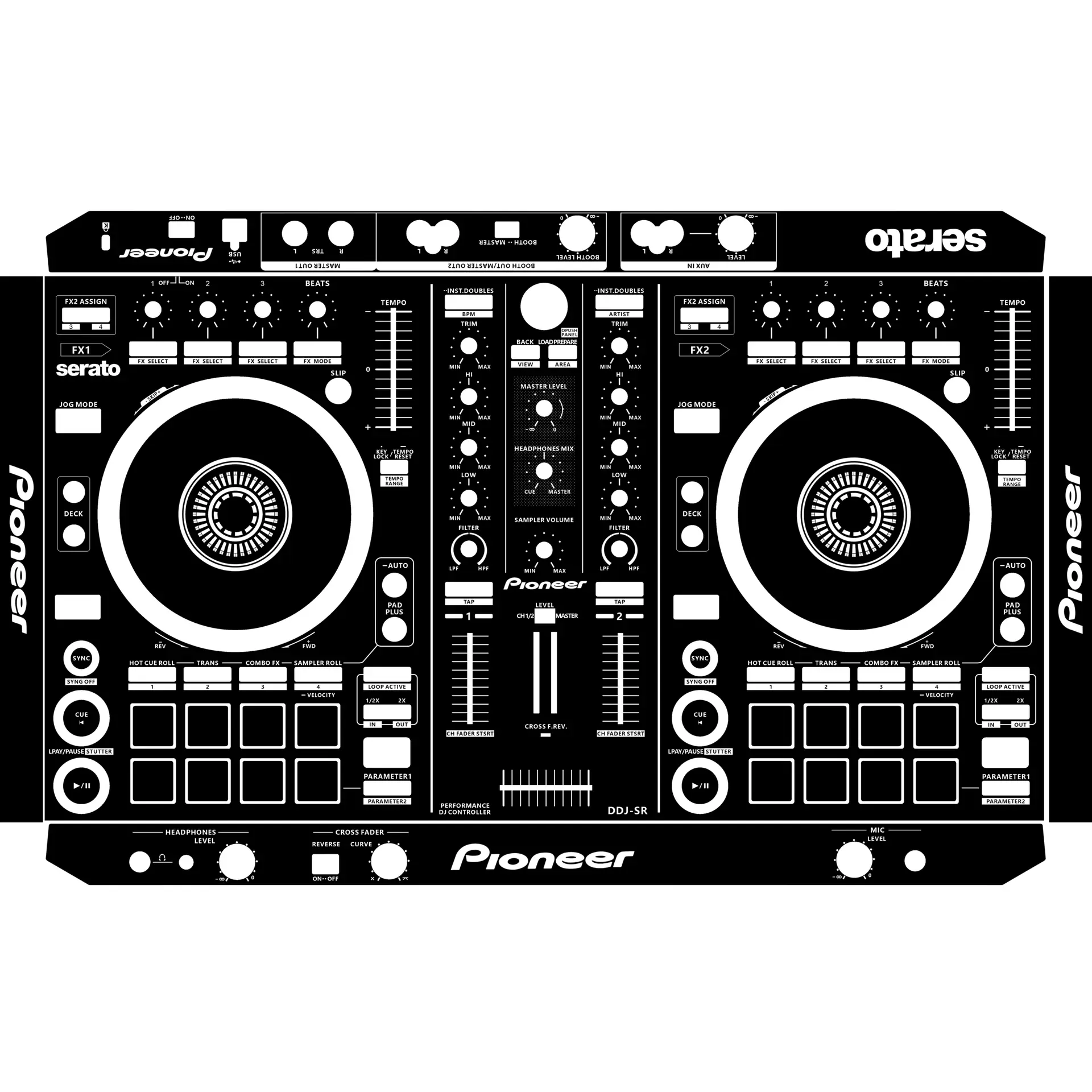 DDJ-SR-Solid color design