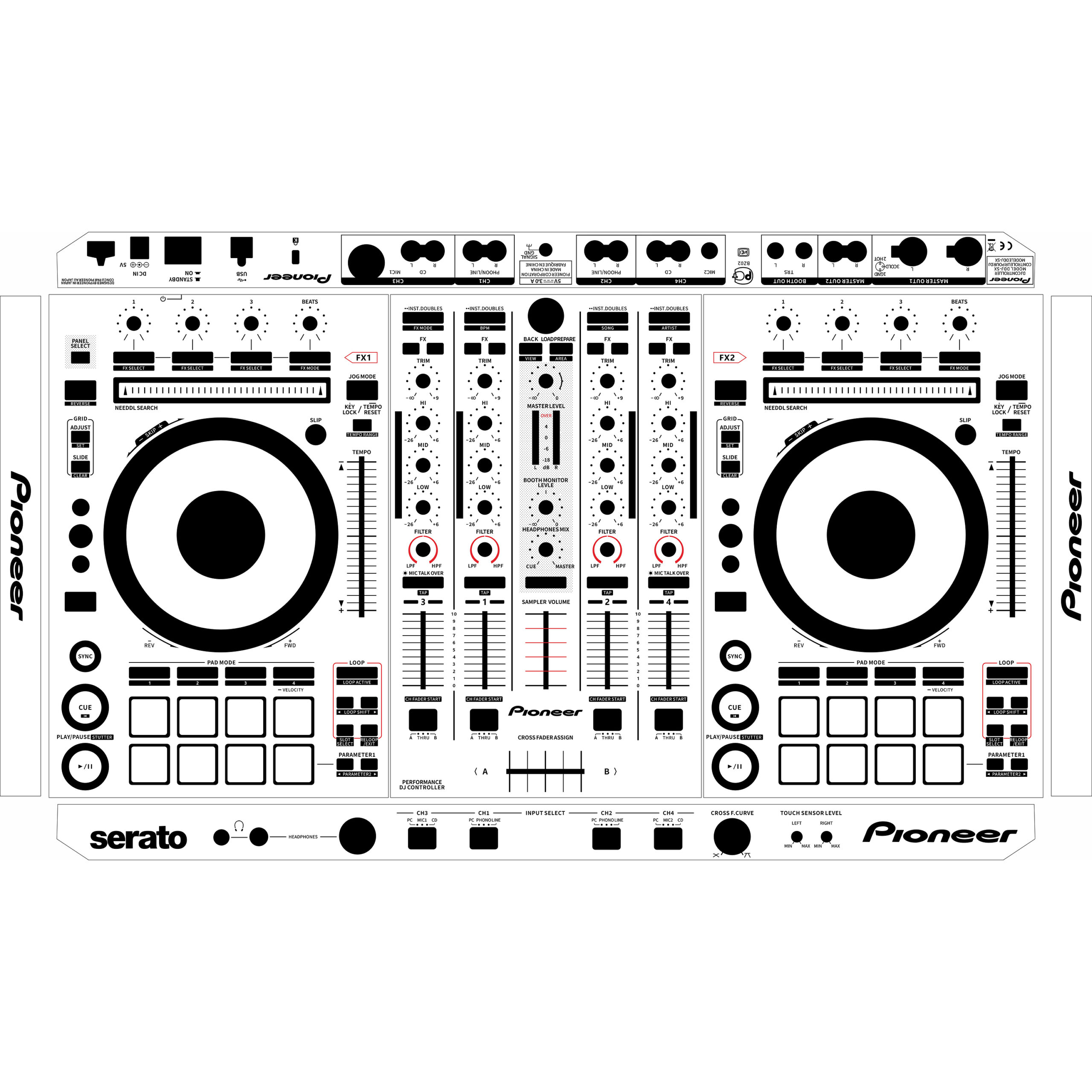 DDJ-SX-Solid color design - Image 2
