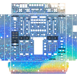 DJM-2000 DJ Mixer Skin - Glossy Laser Design product image