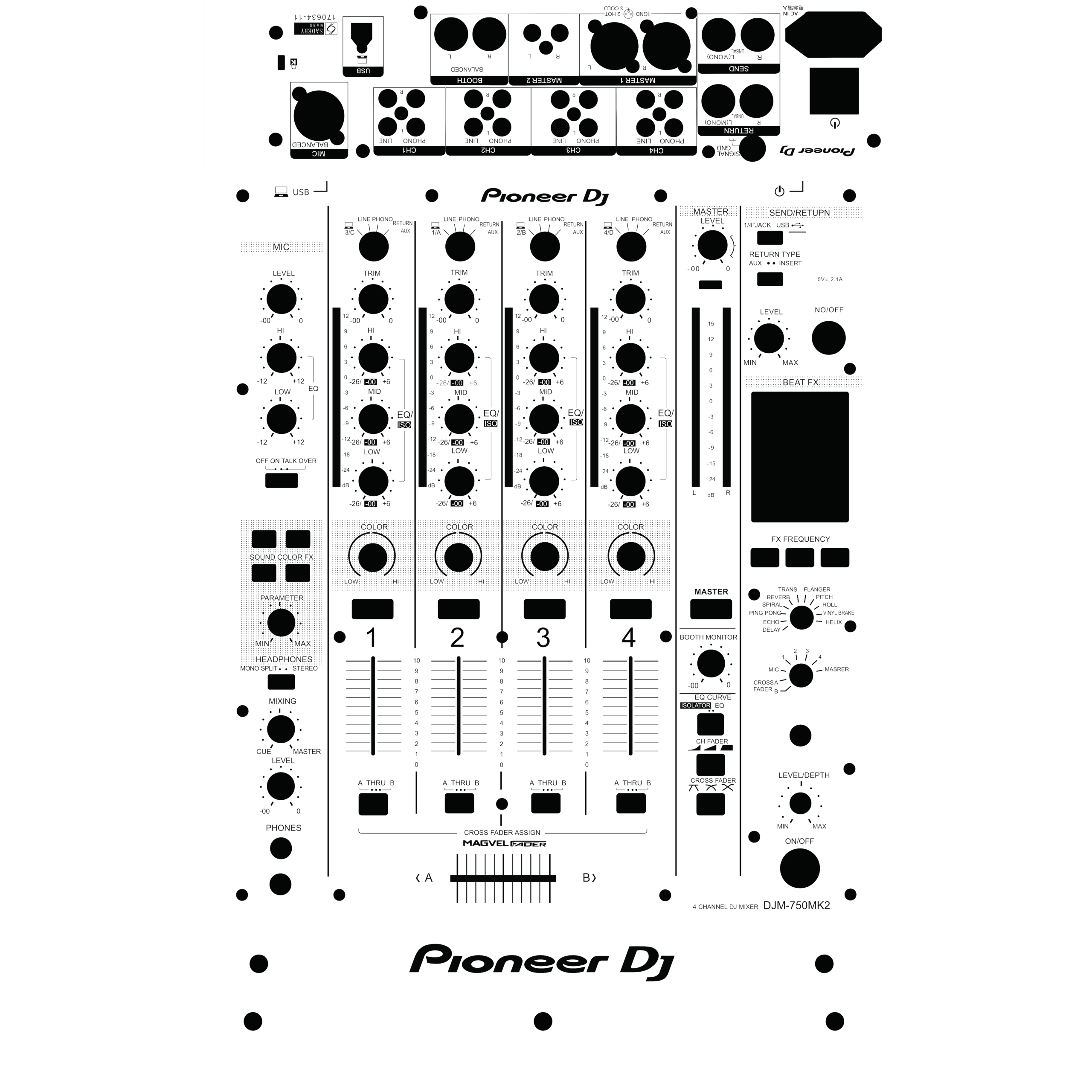DJM-750MK2-Solid color design - Image 2