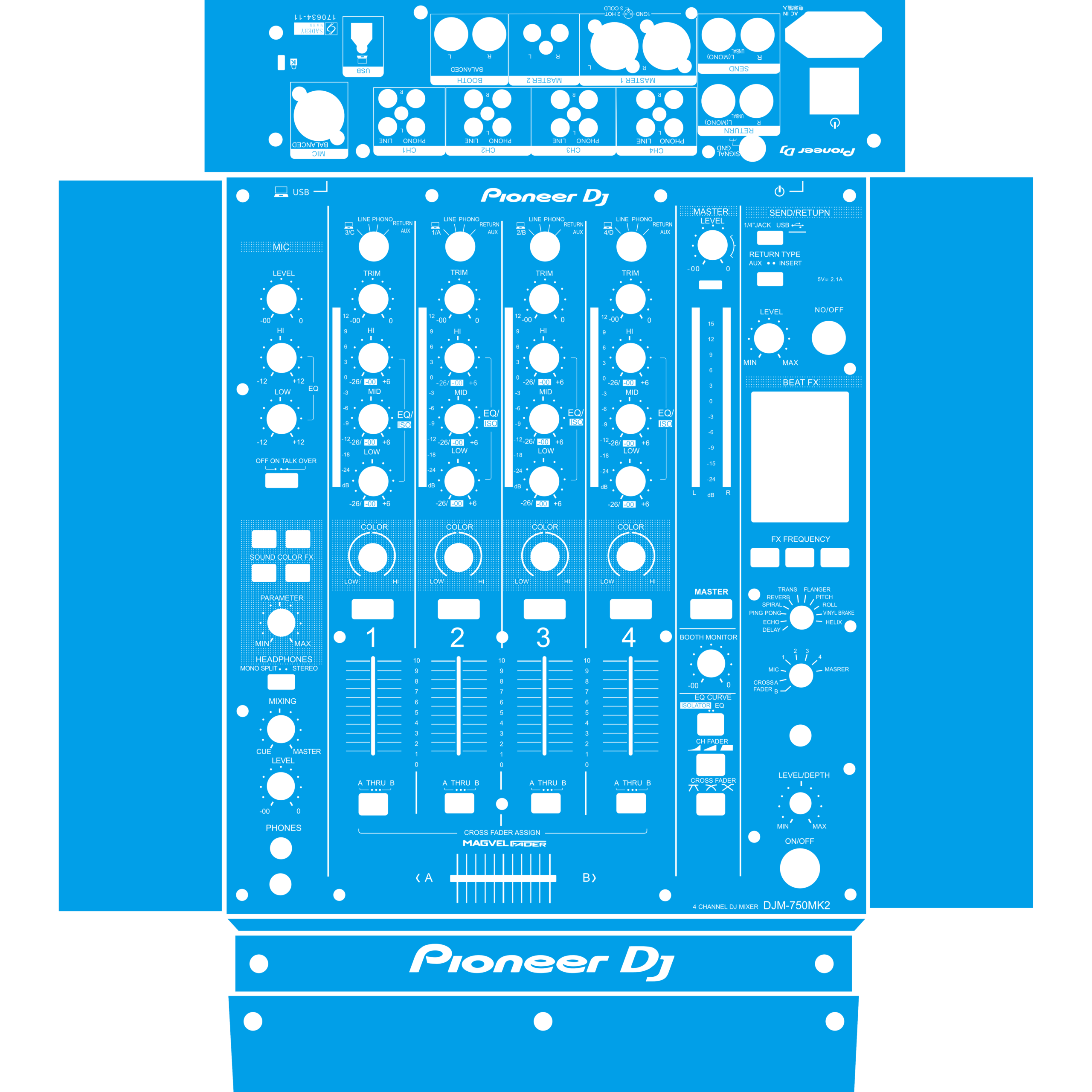 DJM-750MK2-Solid color design - Image 5