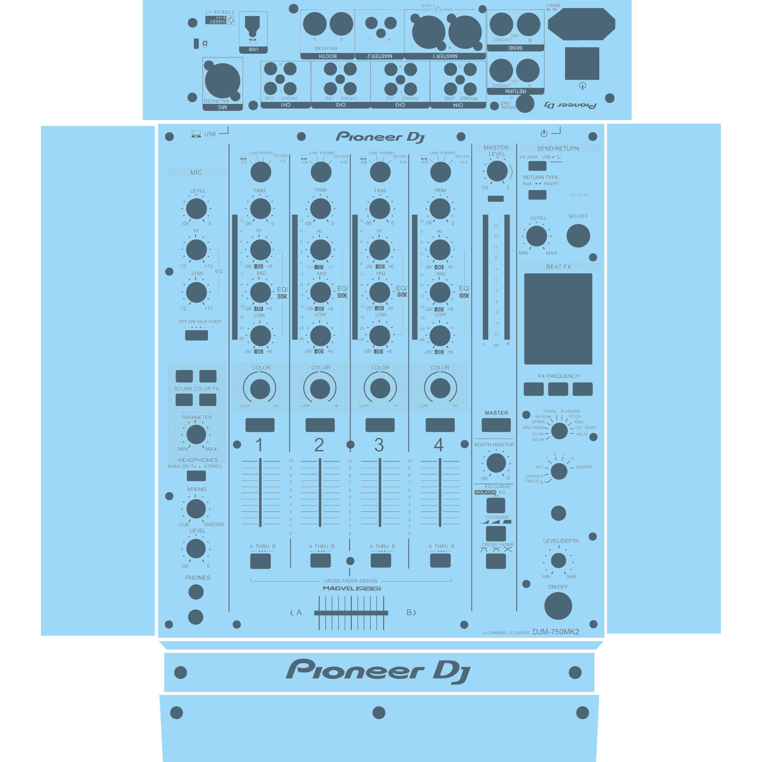 DJM-750MK2-Solid color design - Image 9