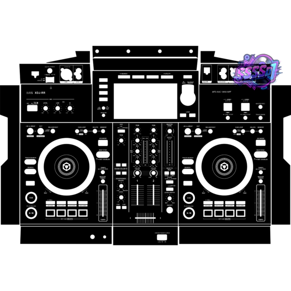 XDJ-RR Integrated DJ System Skin - Solid Color Design