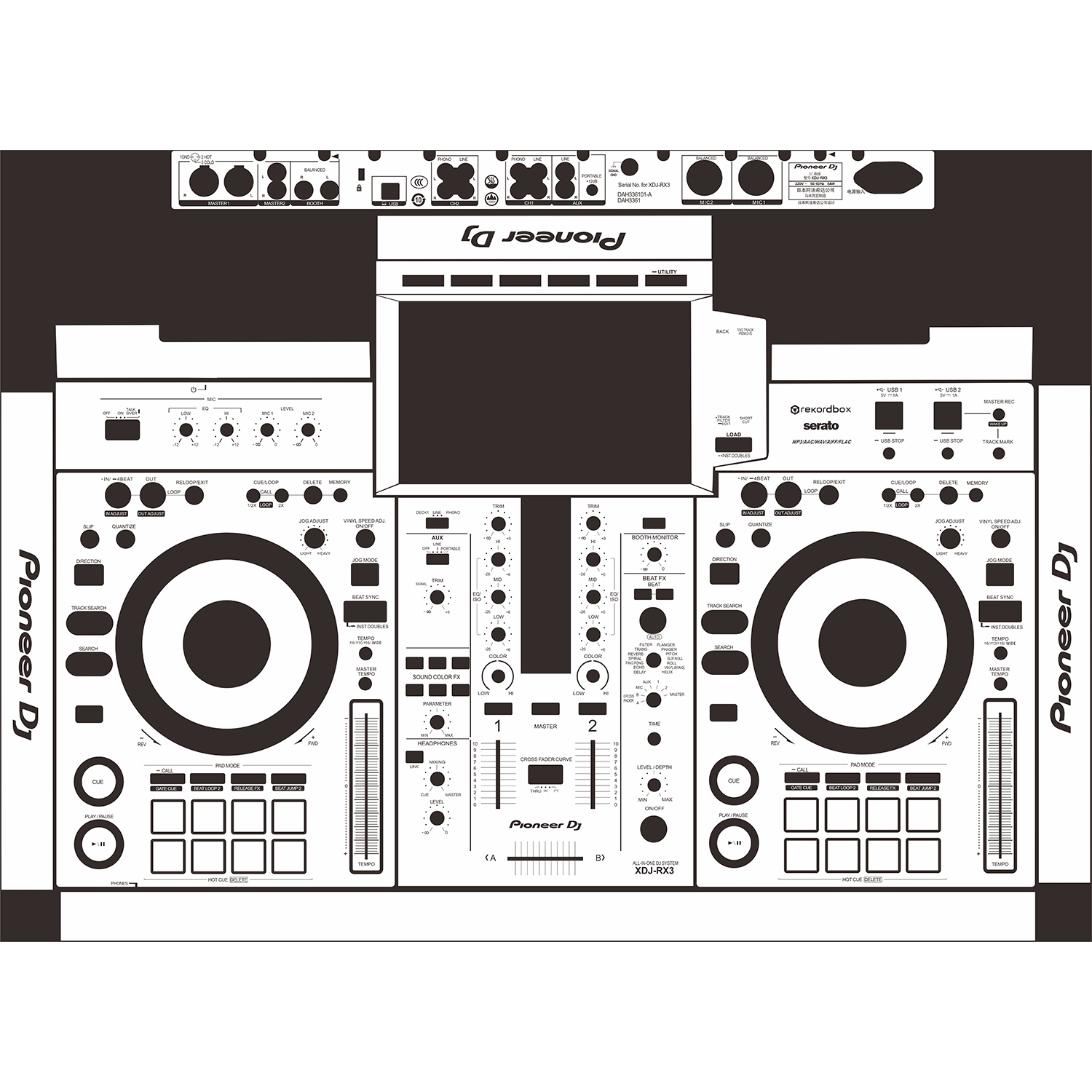 xdj-rx3-solid color design - Image 3