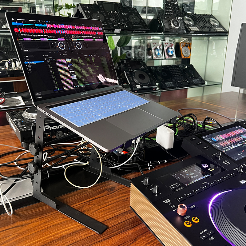 Adjustable Laptop Stand for DJ Setups product image