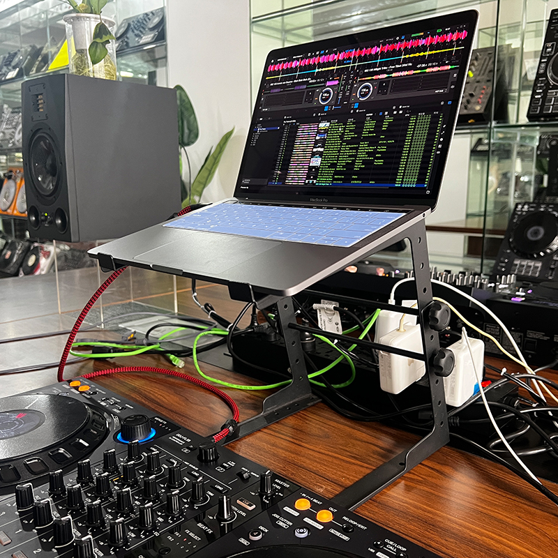 Adjustable Laptop Stand for DJ Setups product image