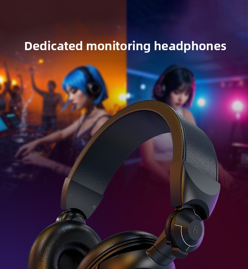BUM-1200 Professional DJ Monitoring Headphones