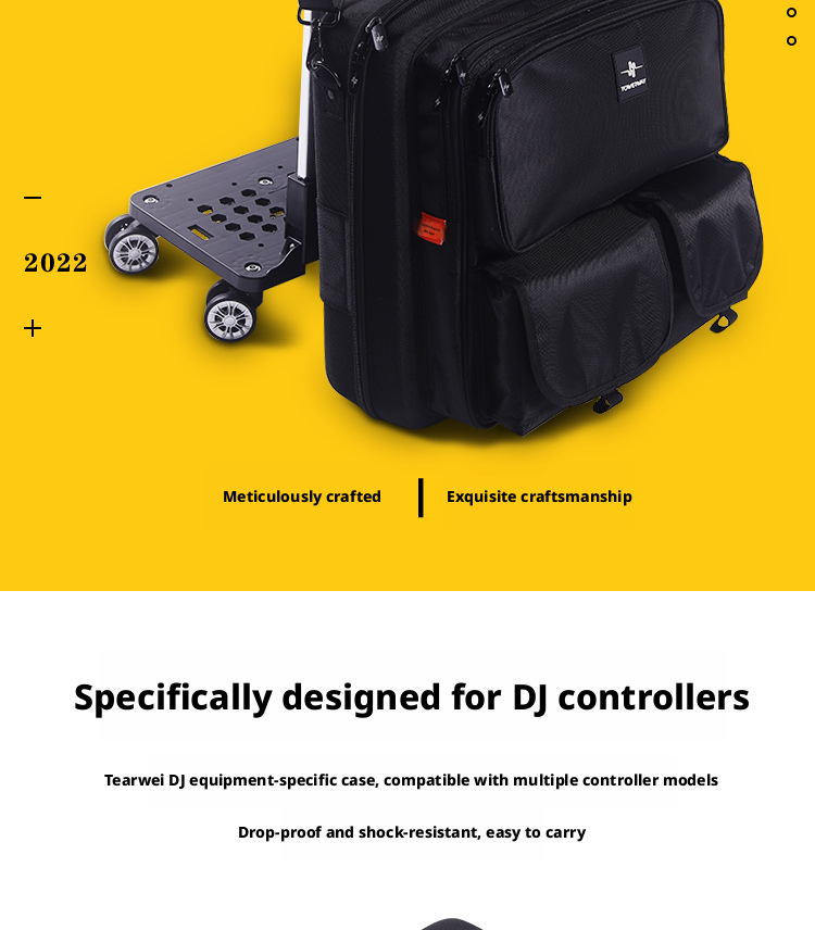 DJ Mixer Hard Shell Padded Carry Case