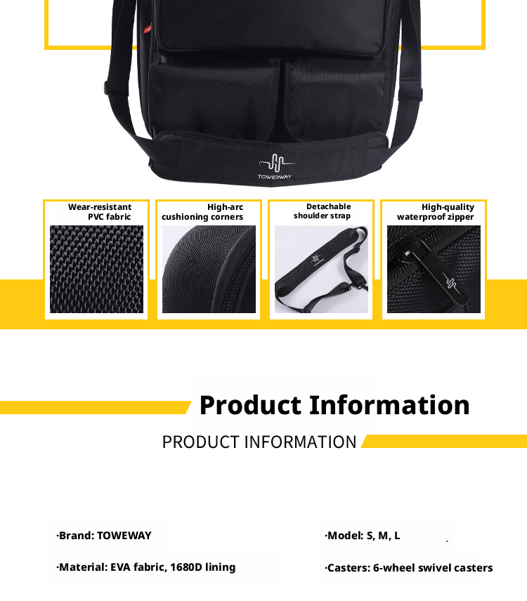 DJ Mixer Hard Shell Padded Carry Case