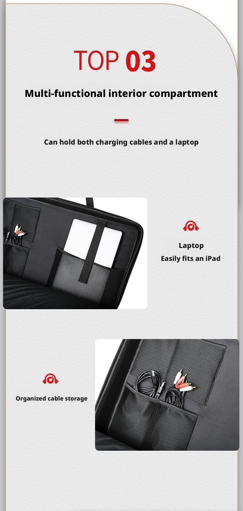 Double-Layer Hard Shell DJ Controller Case