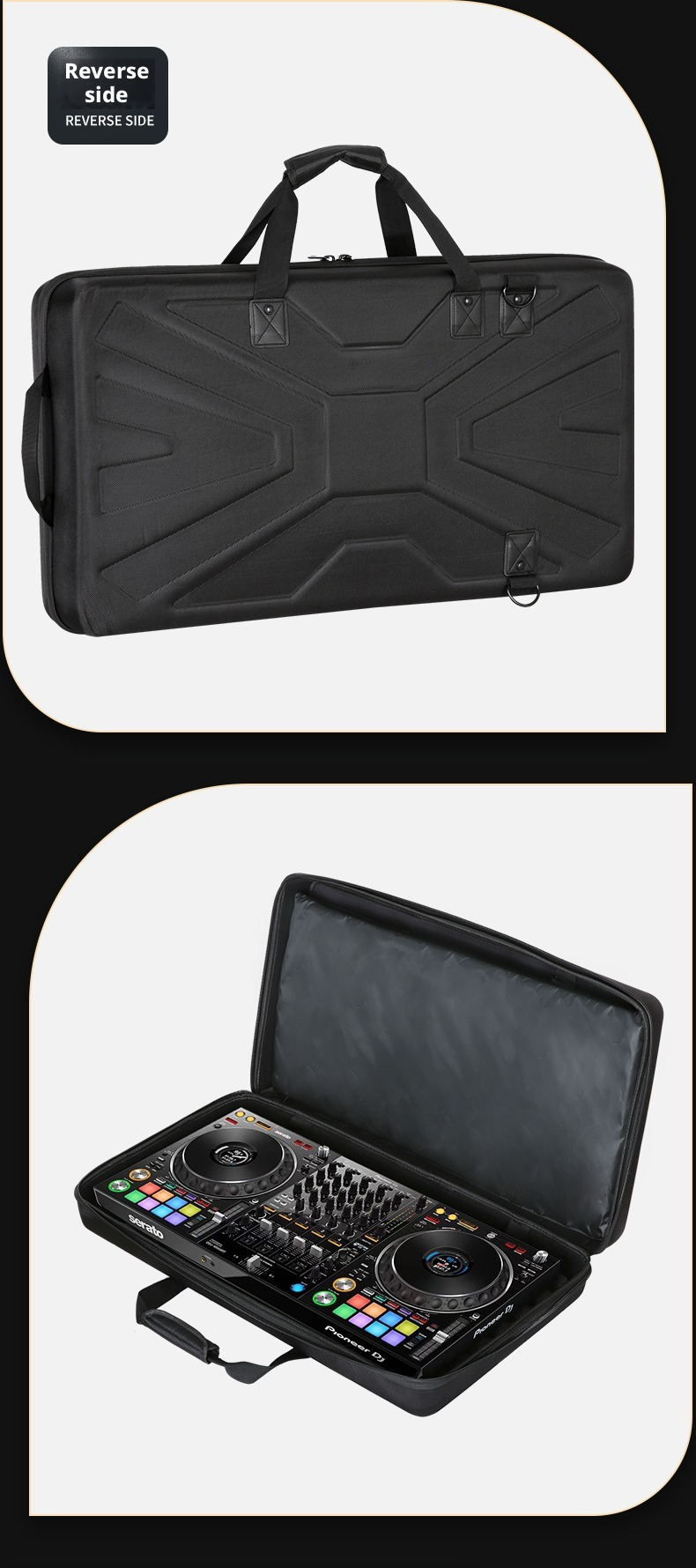 Double-Layer Hard Shell DJ Controller Case