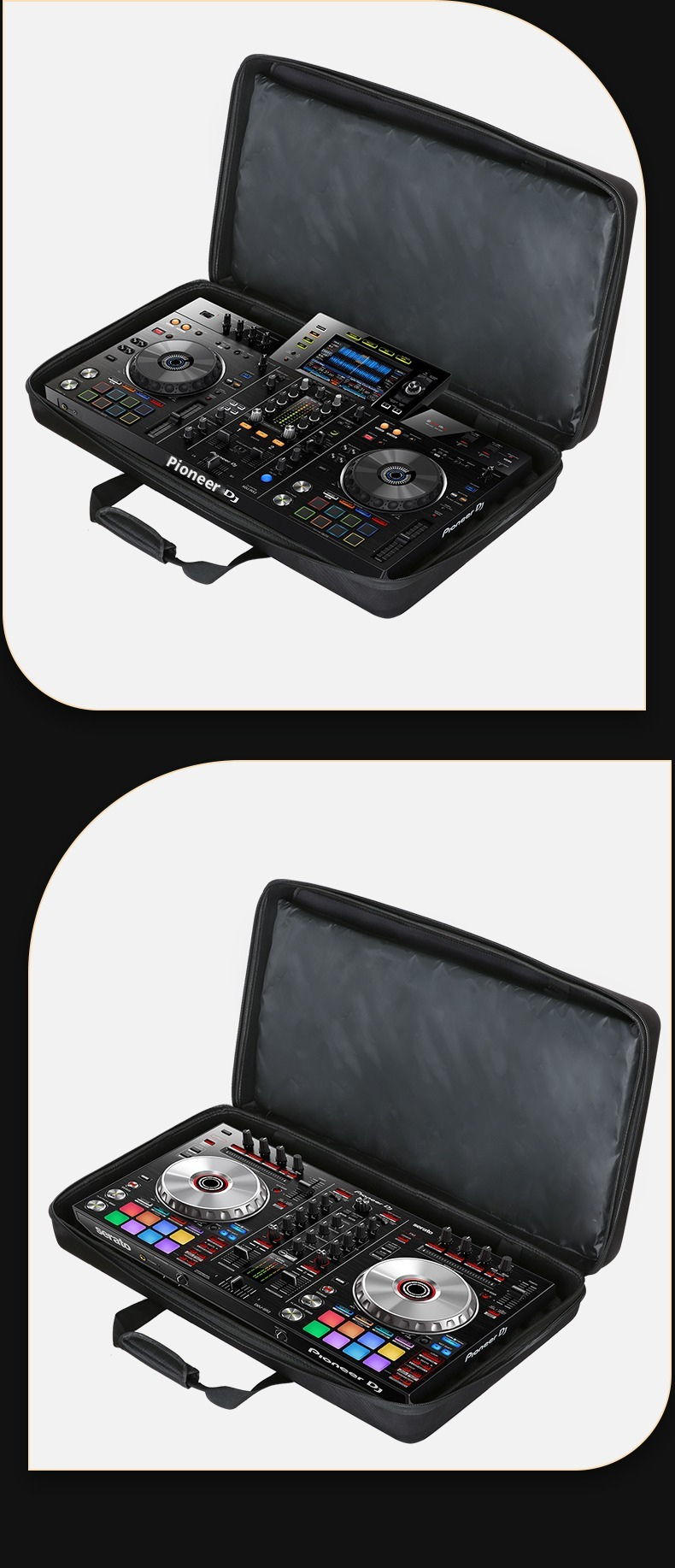 Double-Layer Hard Shell DJ Controller Case