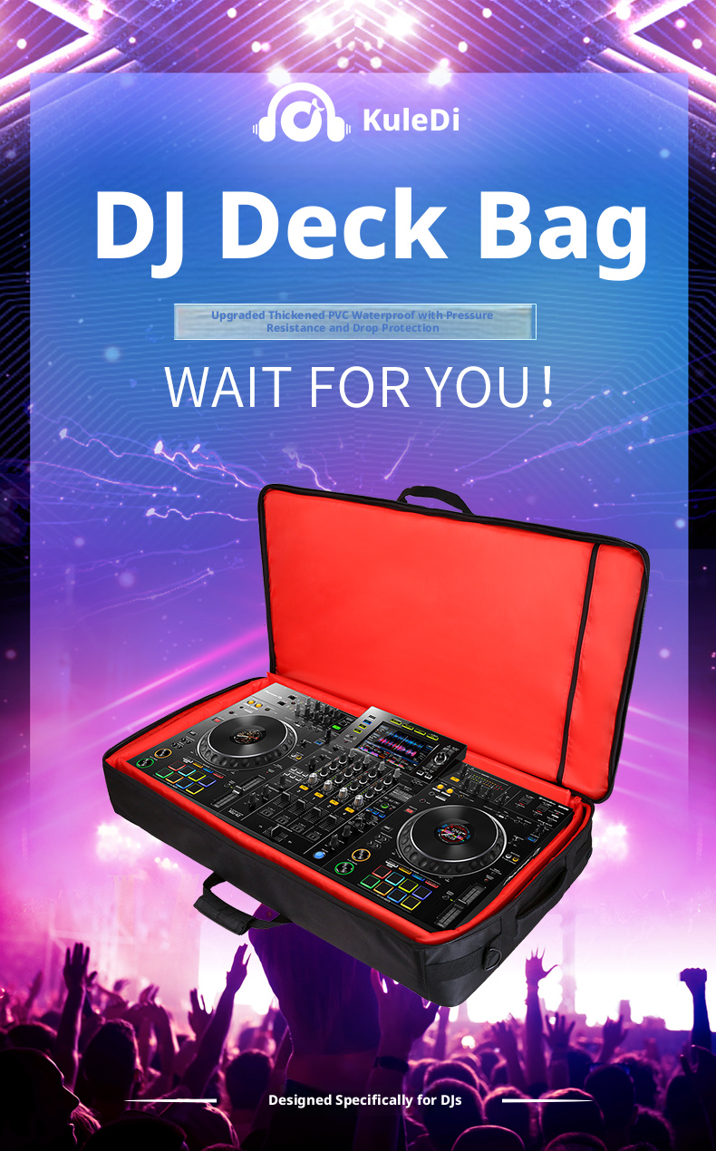 Double-Layer Soft DJ Controller Carry Bag
