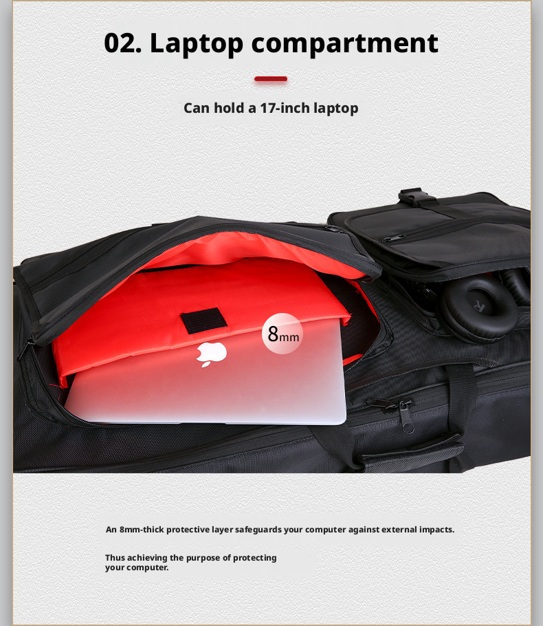 Double-Layer Soft DJ Controller Carry Bag