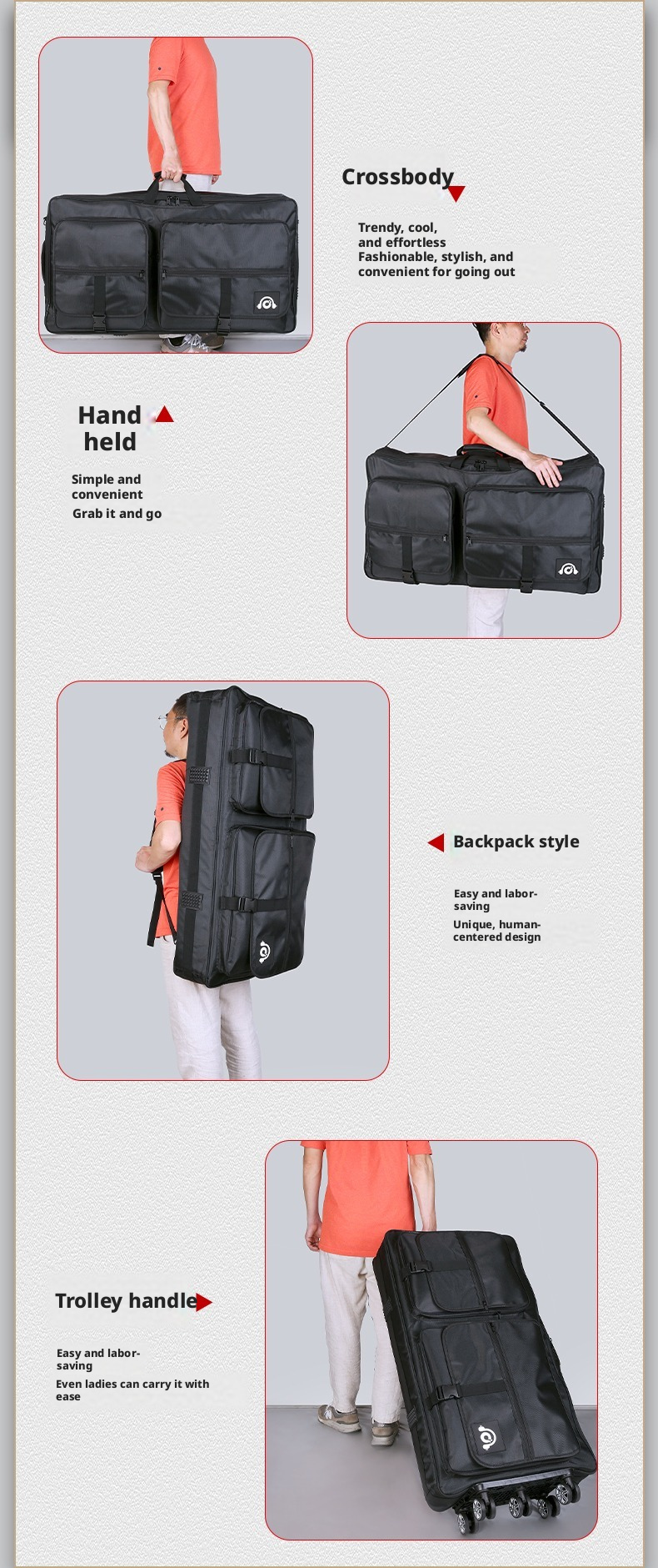Double-Layer Soft DJ Controller Carry Bag