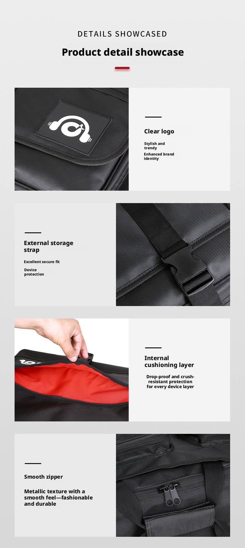 Double-Layer Soft DJ Controller Carry Bag
