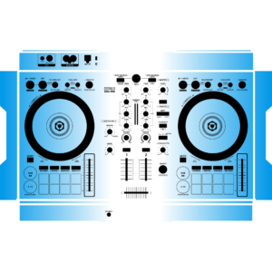 DDJ-400 Gradient Blue DJ Skin