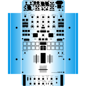 DJM-S9 Gradient Blue DJ Skin