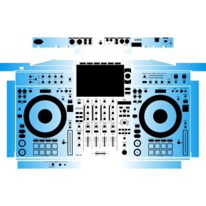 XDJ-AZ Gradient Blue DJ Skin