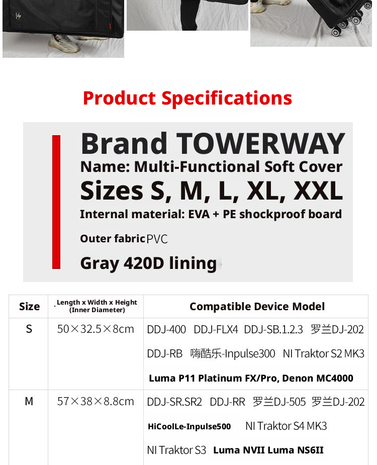 Towerway Soft DJ Gear Backpack