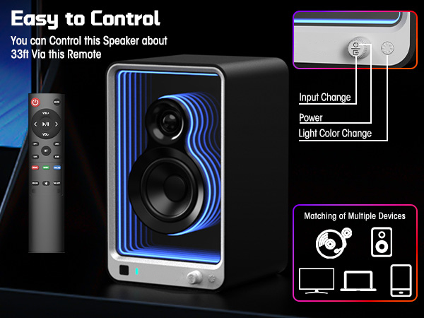 Abyss Mirror Professional DJ Monitor Speakers - Pair