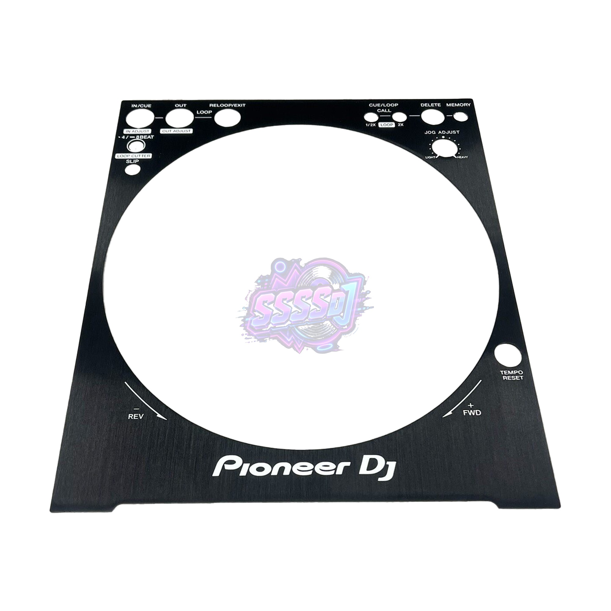 CDJ-2000NXS2 Aluminum DJ Player Faceplate Panel