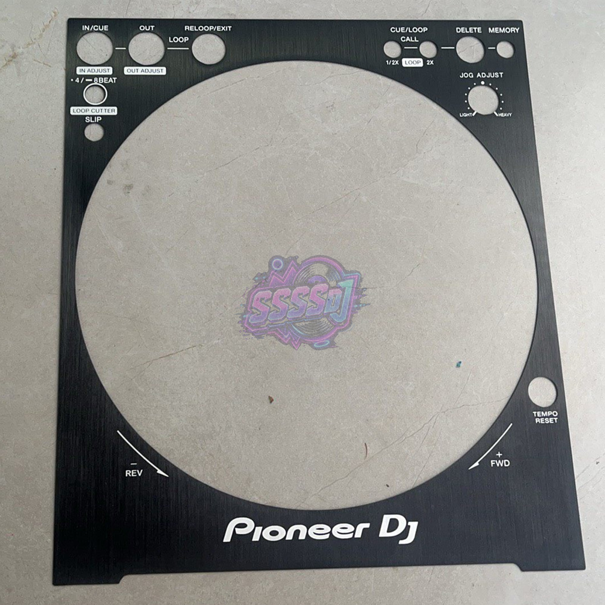CDJ-2000NXS2 Aluminum DJ Player Faceplate Panel
