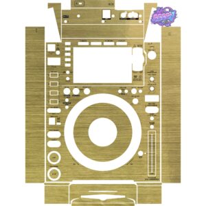 CDJ-2000NXS2 Brushed Gold Gloss DJ Player Skin