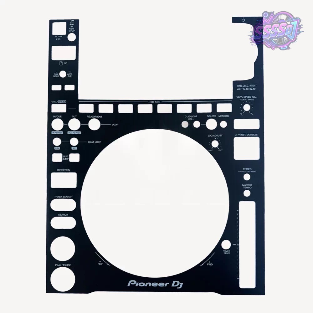 CDJ-3000 Replacement DJ Player Faceplate Panel