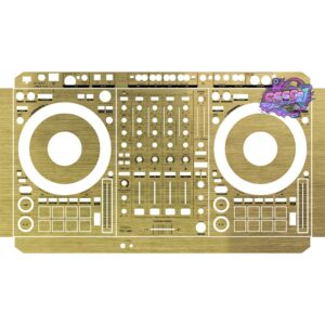 DDJ-1000 Brushed Gold Gloss DJ Controller Skin