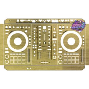 DDJ-800 Brushed Gold Gloss DJ Controller Skin