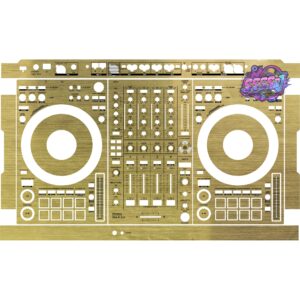 DDJ-FLX10 Brushed Gold Gloss DJ Controller Skin