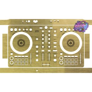 DDJ-FLX4 Brushed Gold Gloss DJ Controller Skin