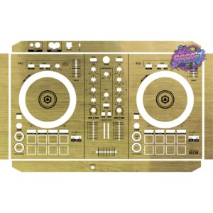 DDJ-RB Brushed Gold Gloss DJ Controller Skin
