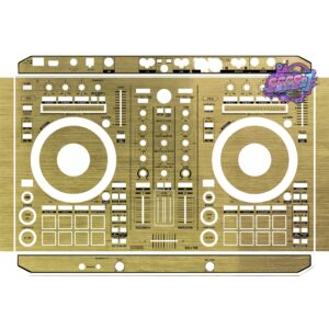 DDJ-RR Brushed Gold Gloss DJ Controller Skin